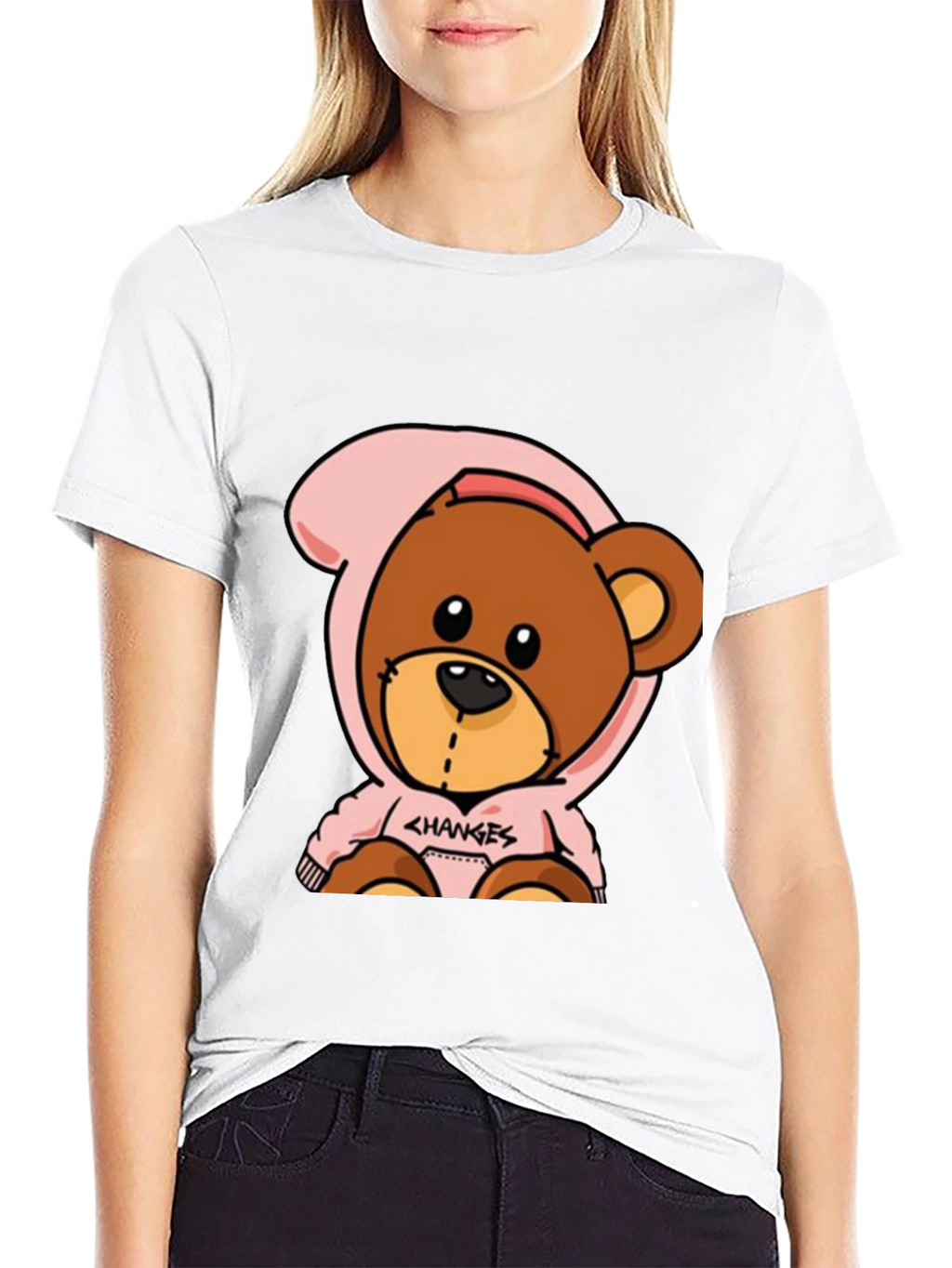 Cartoon Bear Graphic Tee