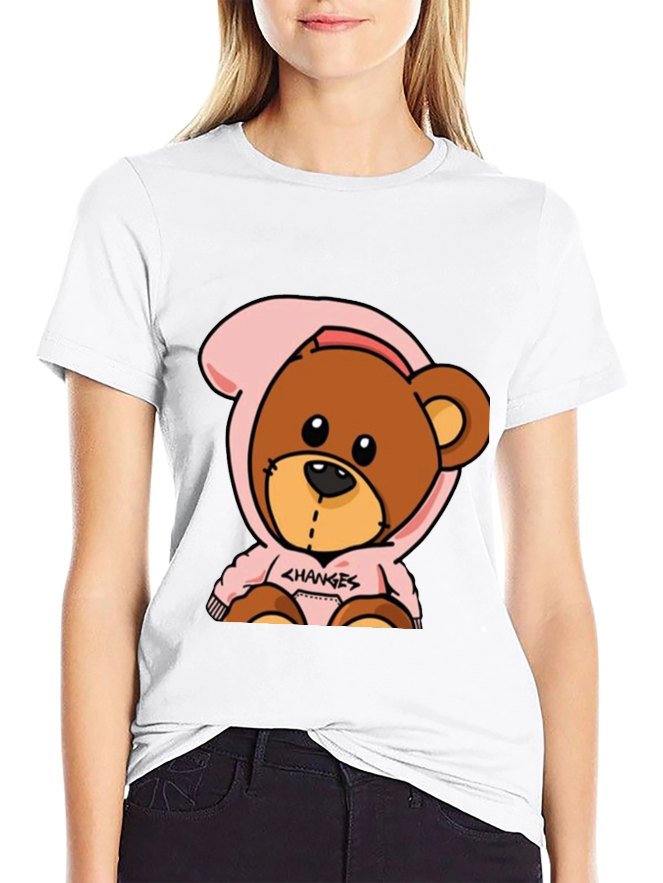 Cartoon Bear Graphic Tee