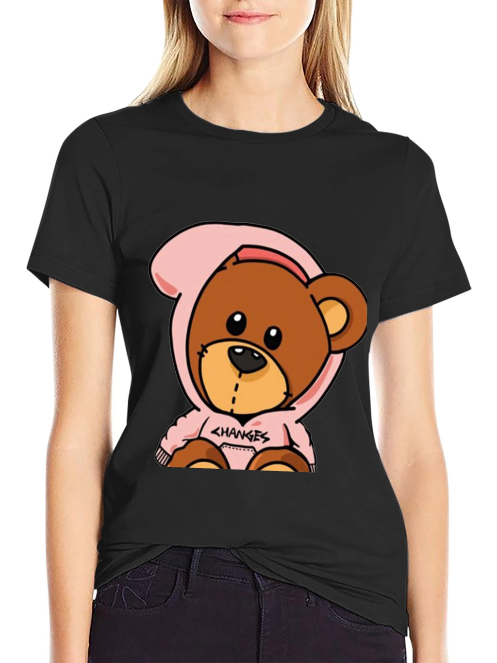 Cartoon Bear Graphic Tee