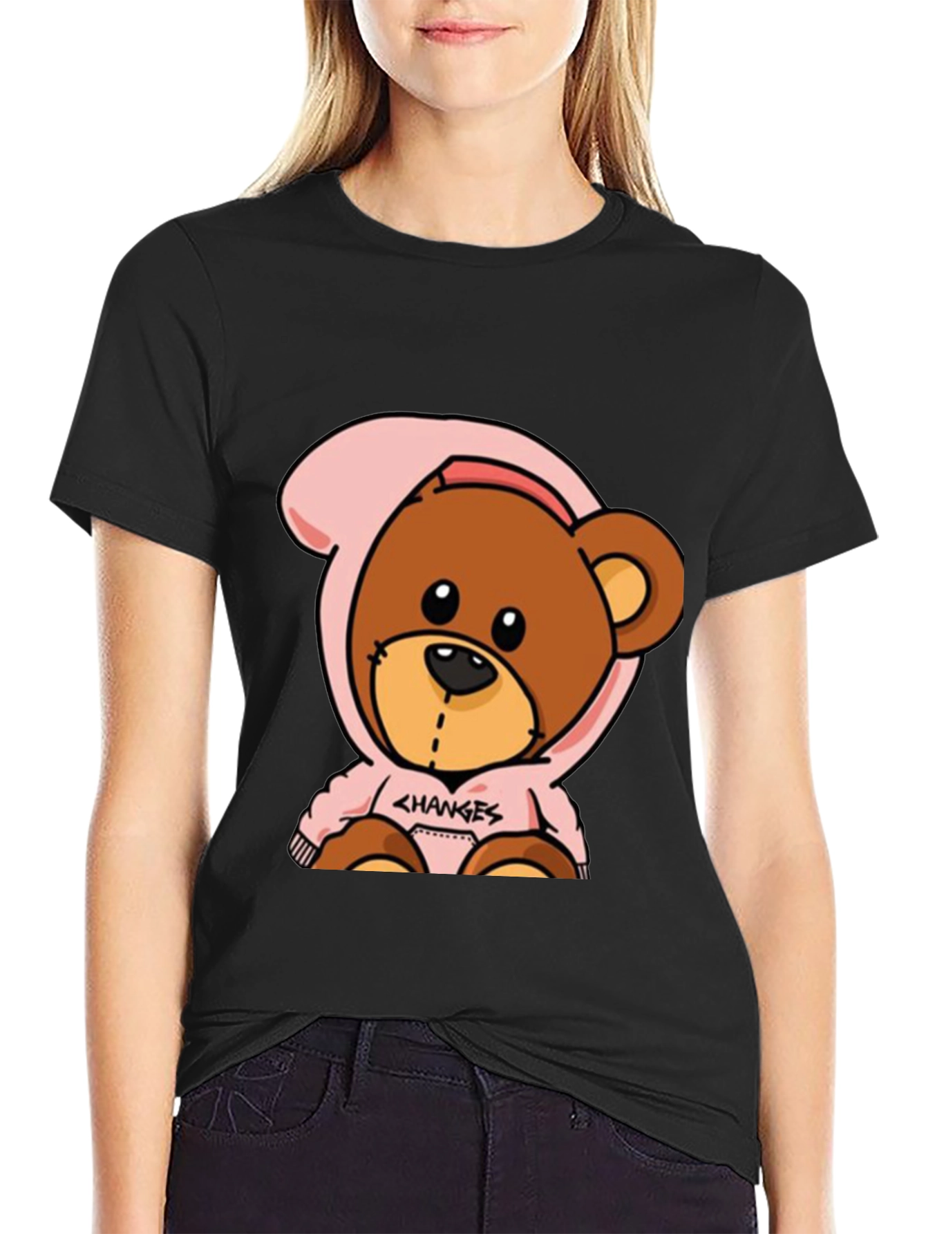 Cartoon Bear Graphic Tee