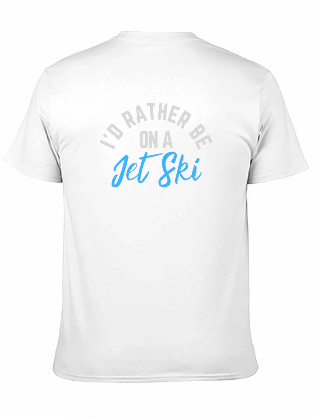 Id Rather Be on a Jet Ski Black T-Shirt