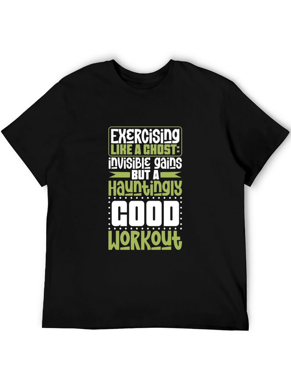 Exercising Like A Ghost Graphic Tee