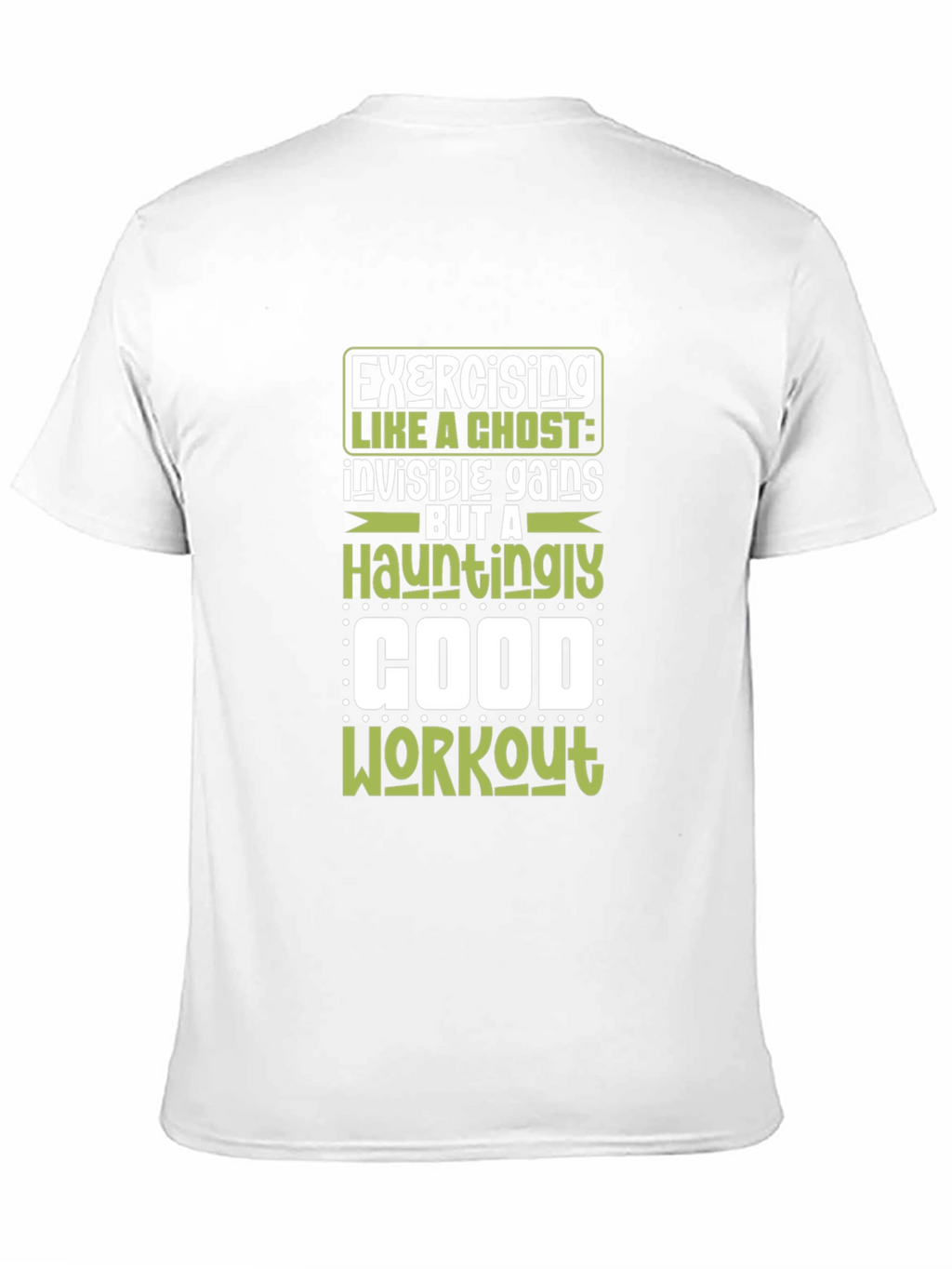 Exercising Like A Ghost Graphic Tee