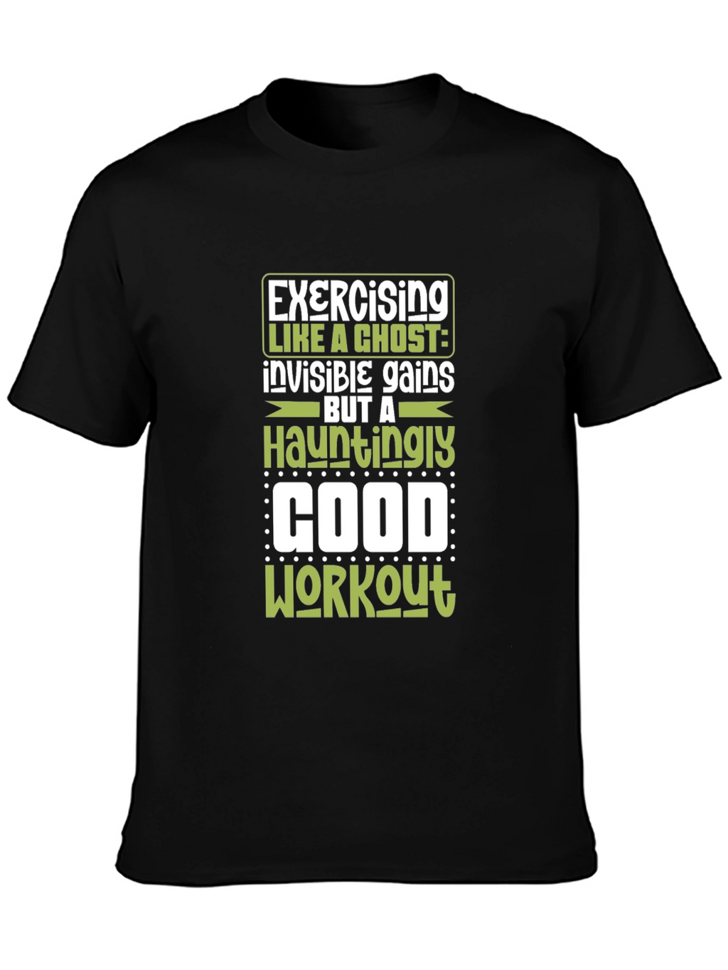 Exercising Like A Ghost Graphic Tee
