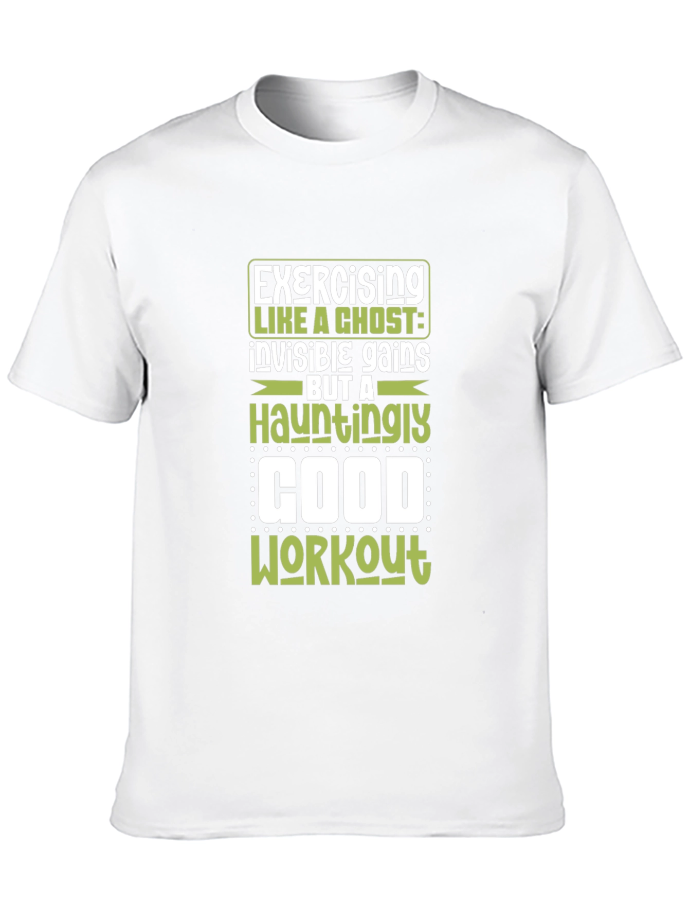 Exercising Like A Ghost Graphic Tee