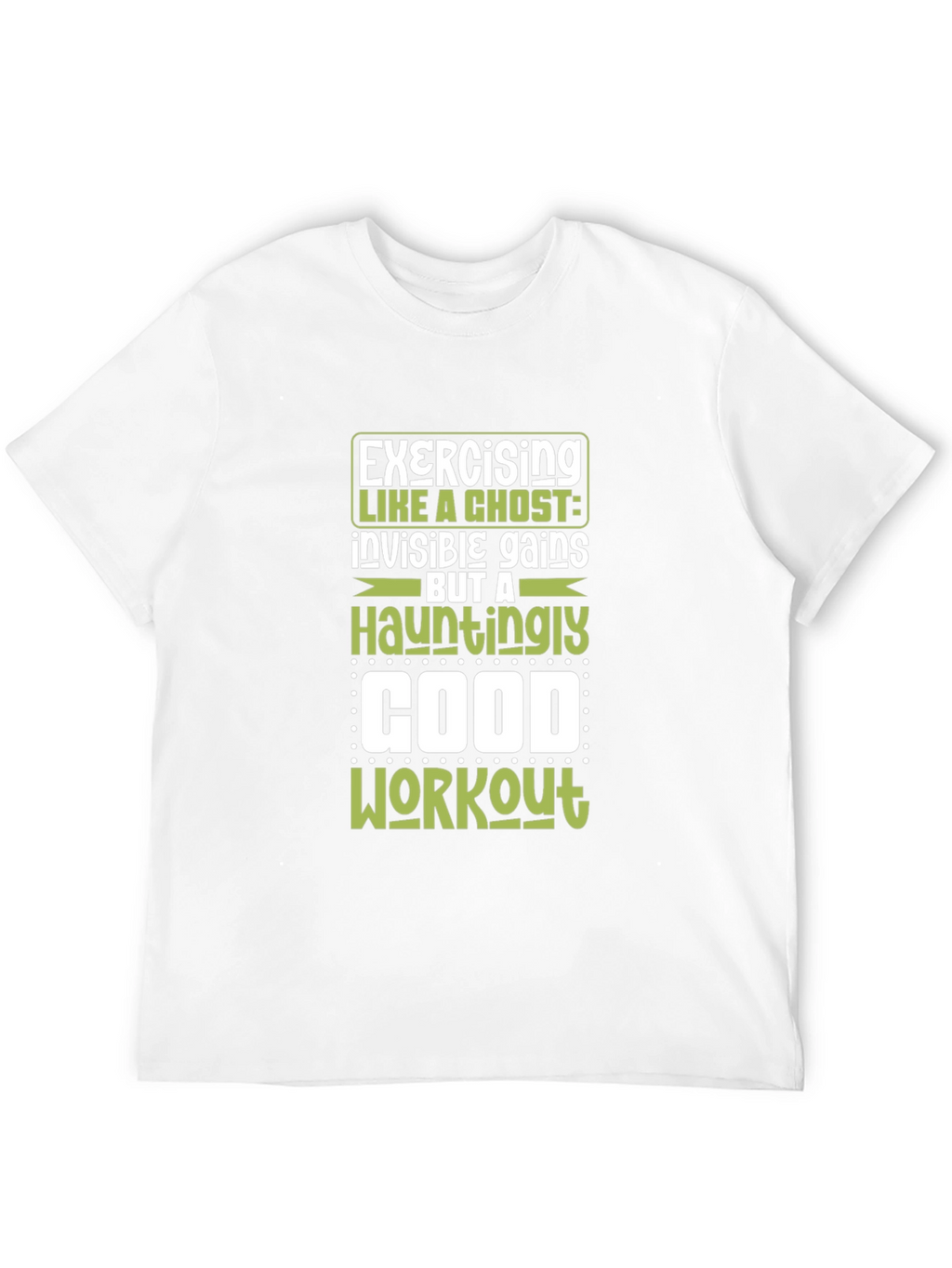 Exercising Like A Ghost Graphic Tee
