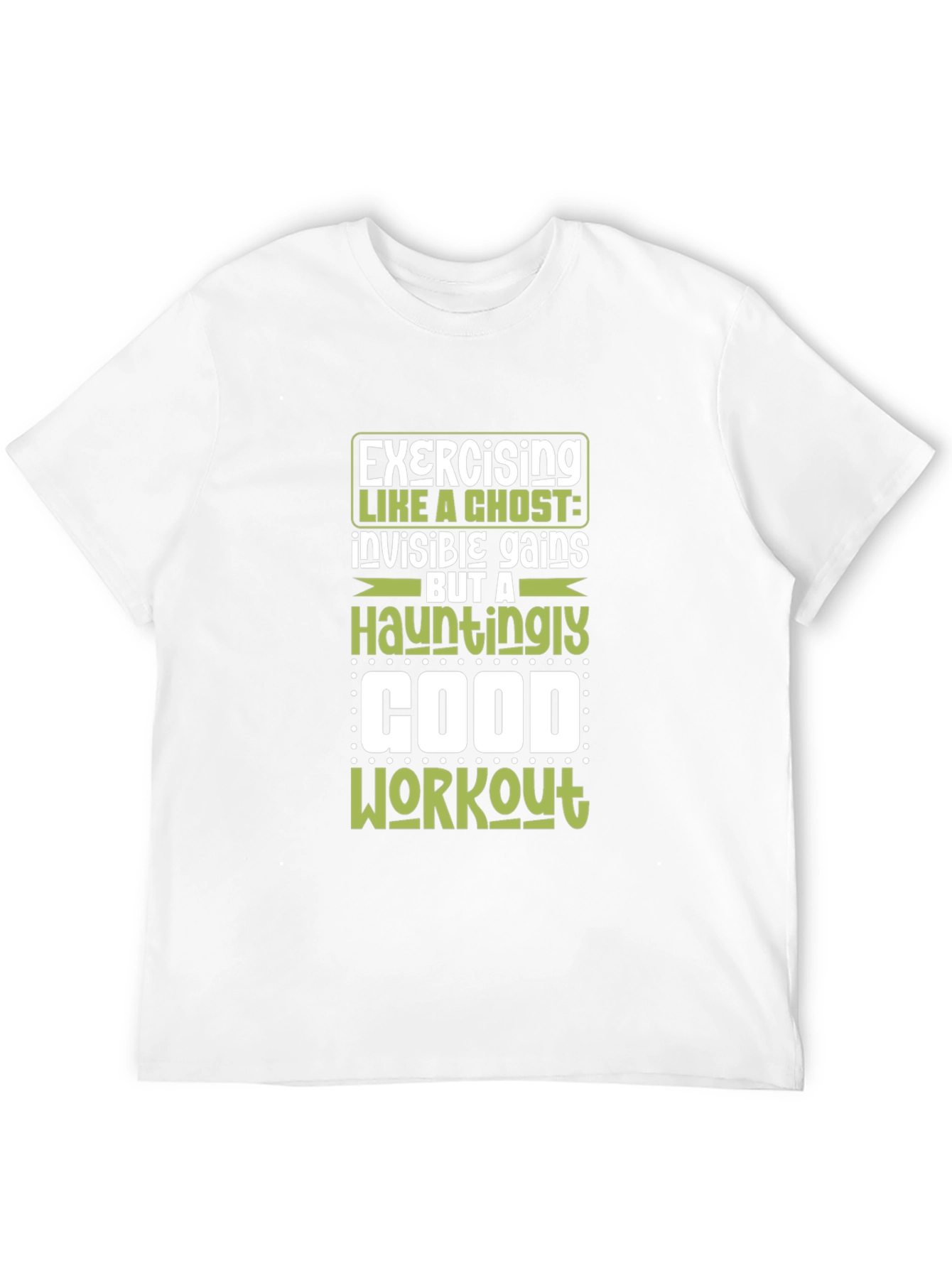 Exercising Like A Ghost Graphic Tee