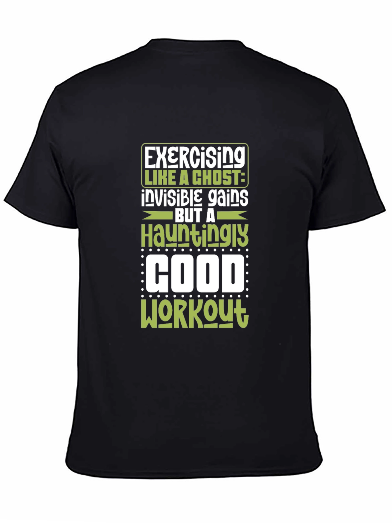 Exercising Like A Ghost Graphic Tee