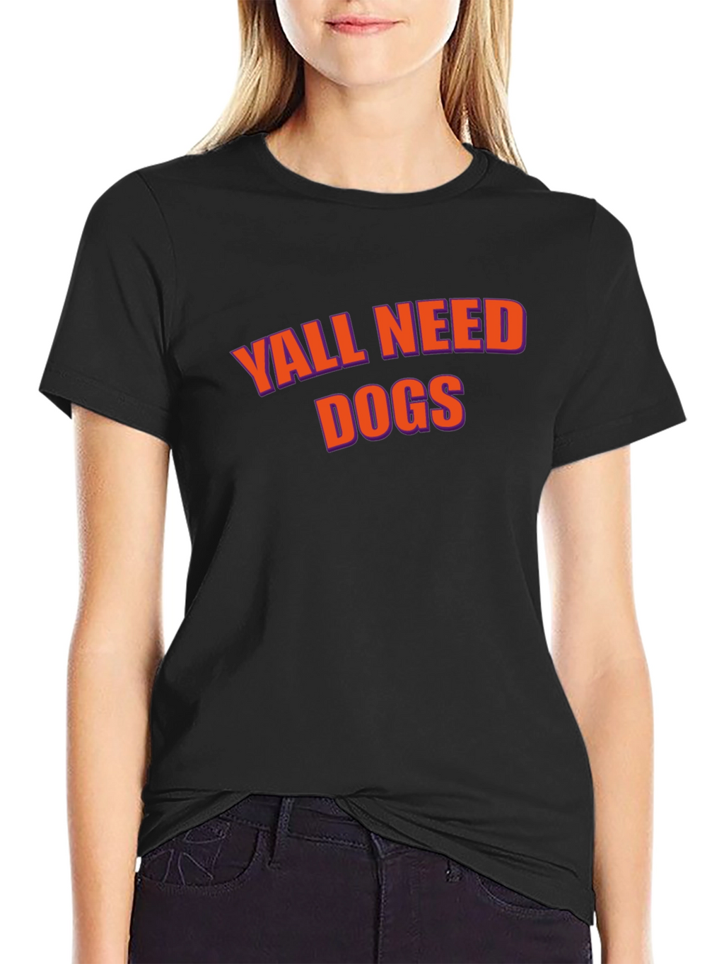 Yall Need Dogs Graphic Tee - Black