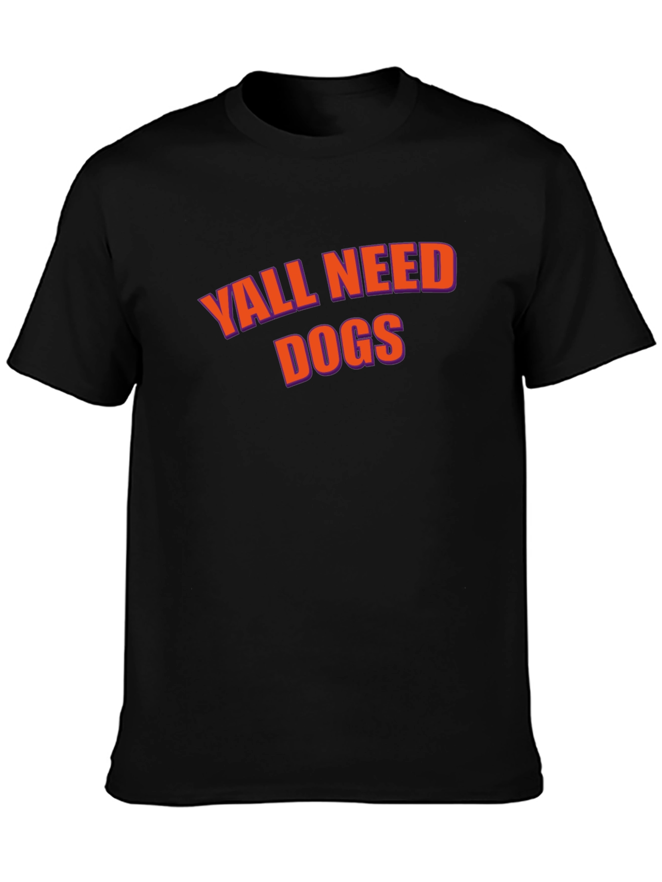 Yall Need Dogs Graphic Tee - Black