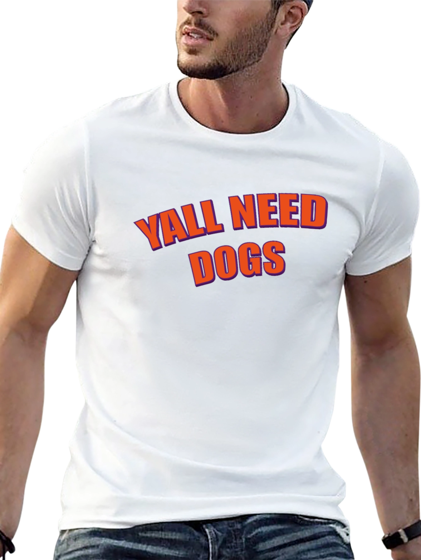 Yall Need Dogs Graphic Tee - Black