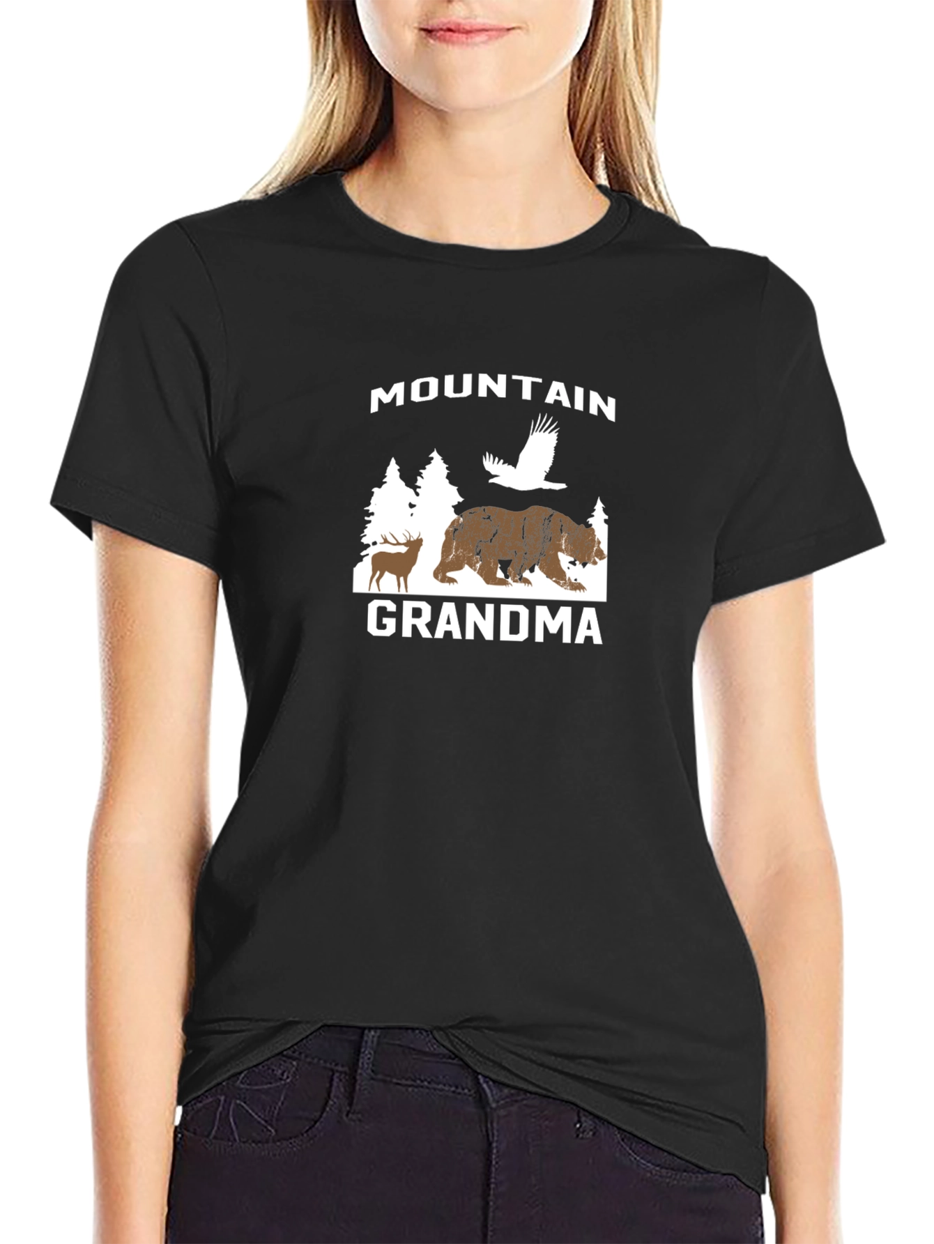 Mountain Grandma Tee - Nature Lovers Gift