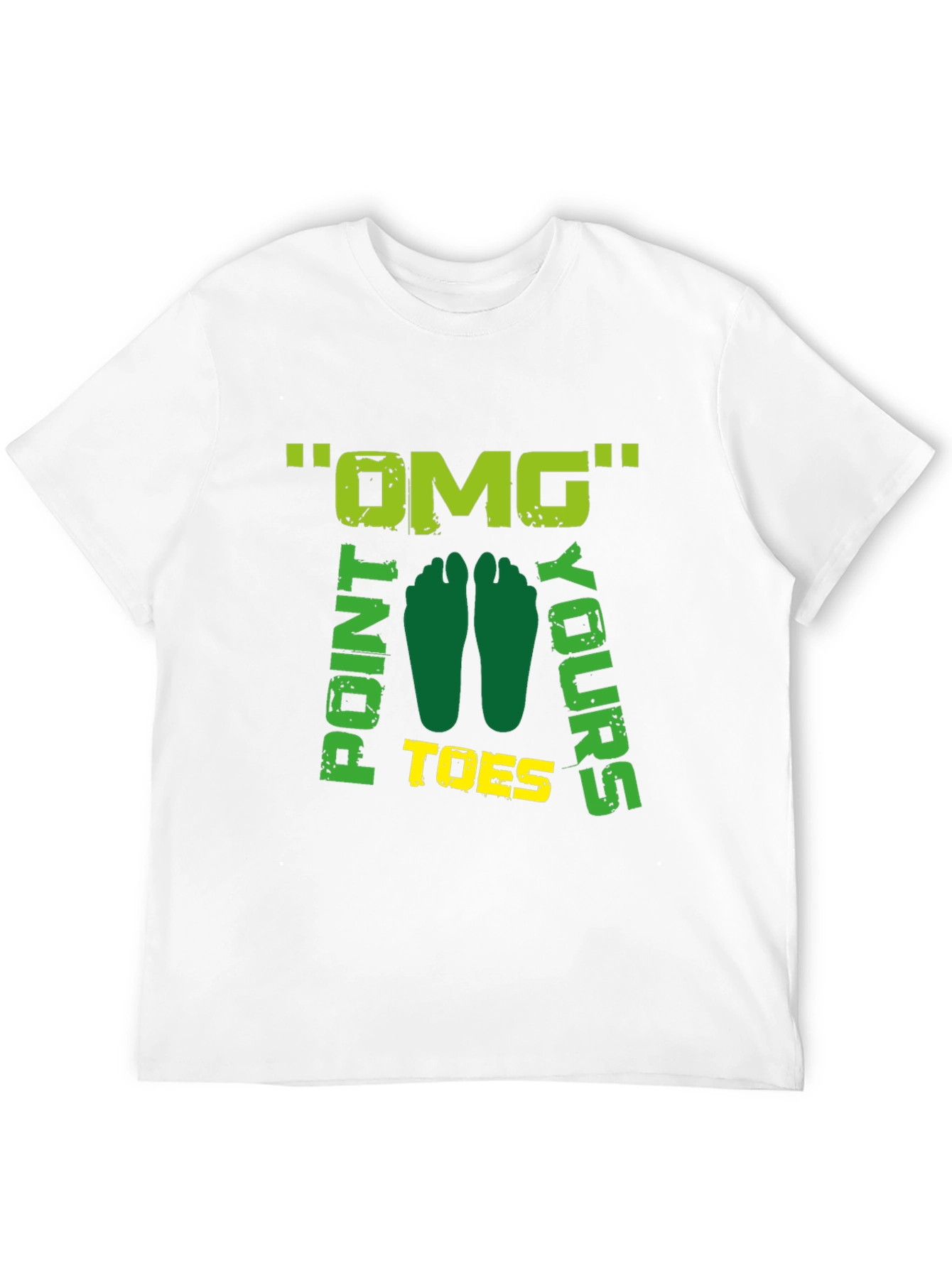 OMG Point Your Toes Graphic T-Shirt