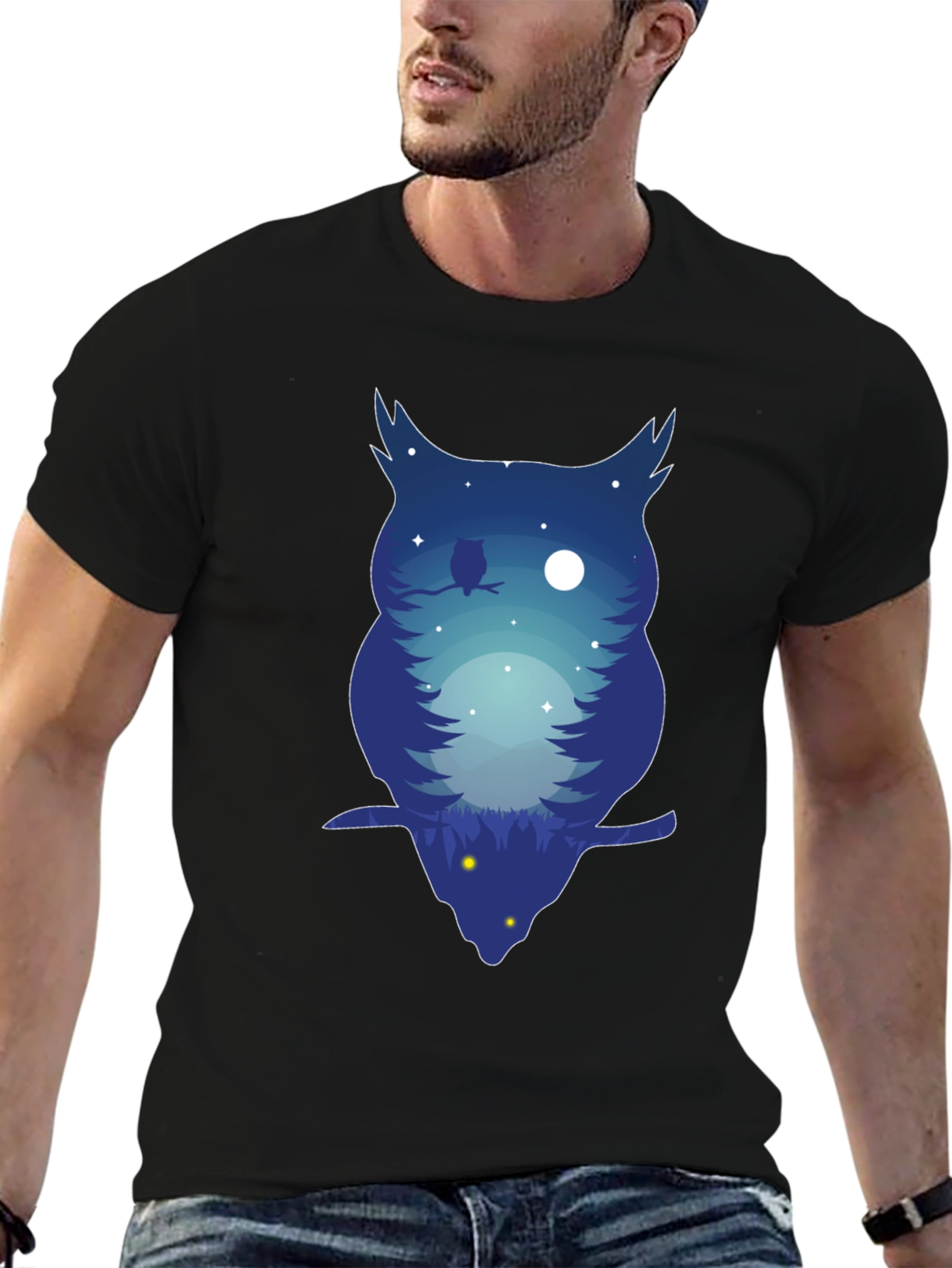 Night Owl Silhouette Graphic Tee