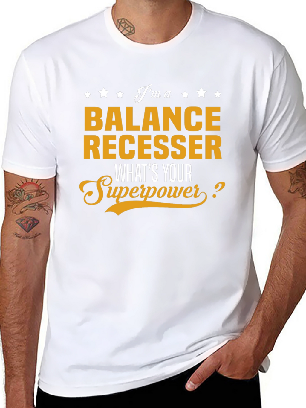 Balance Recesser Superpower Graphic Tee