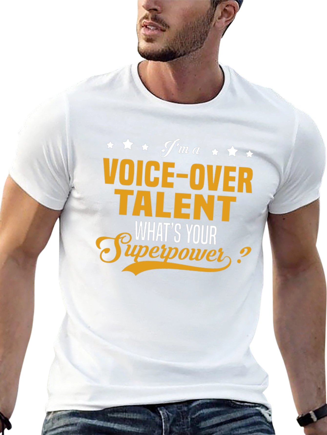 Voice-Over Talent Superpower Graphic T-Shirt