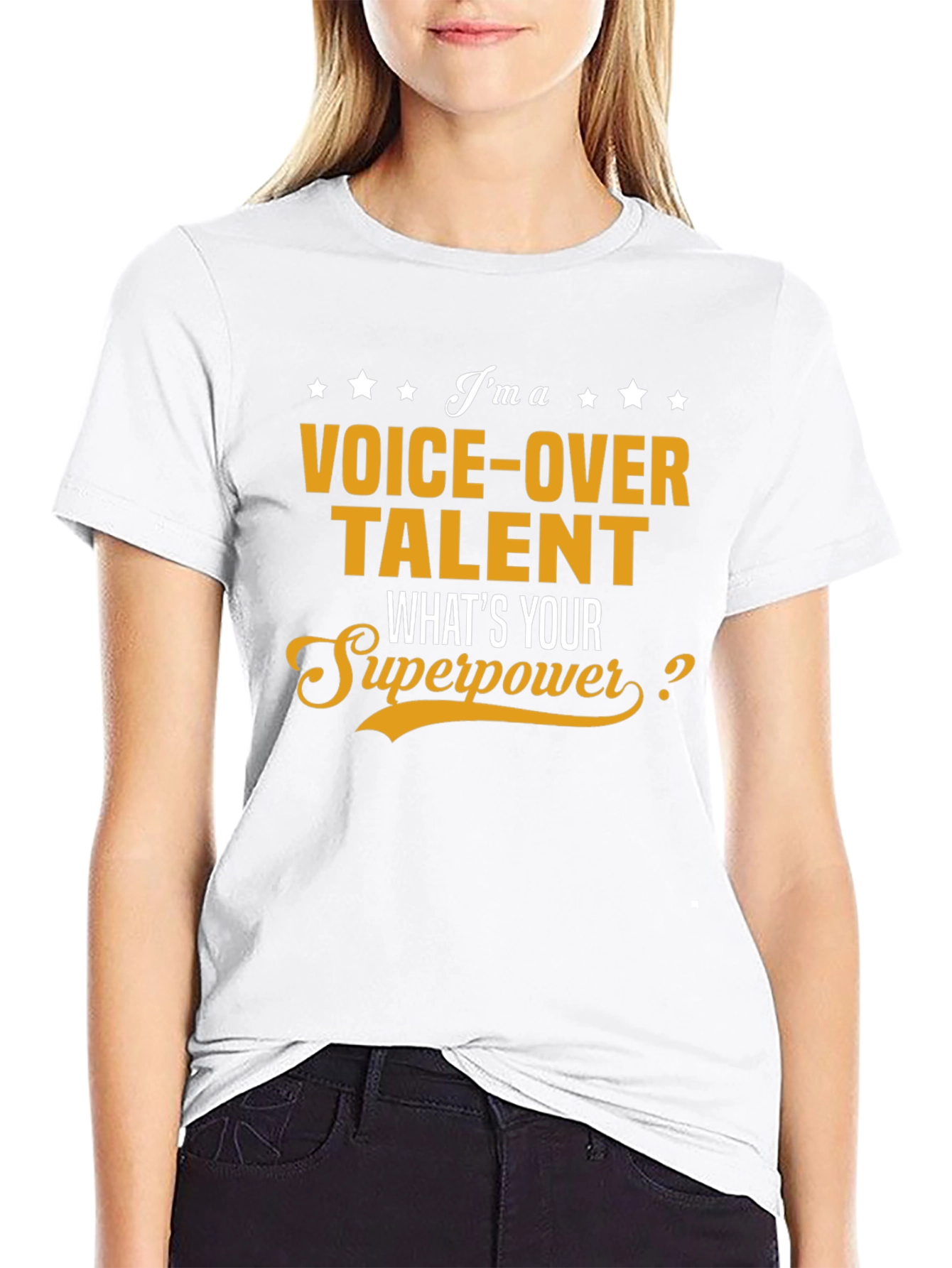 Voice-Over Talent Superpower Graphic T-Shirt