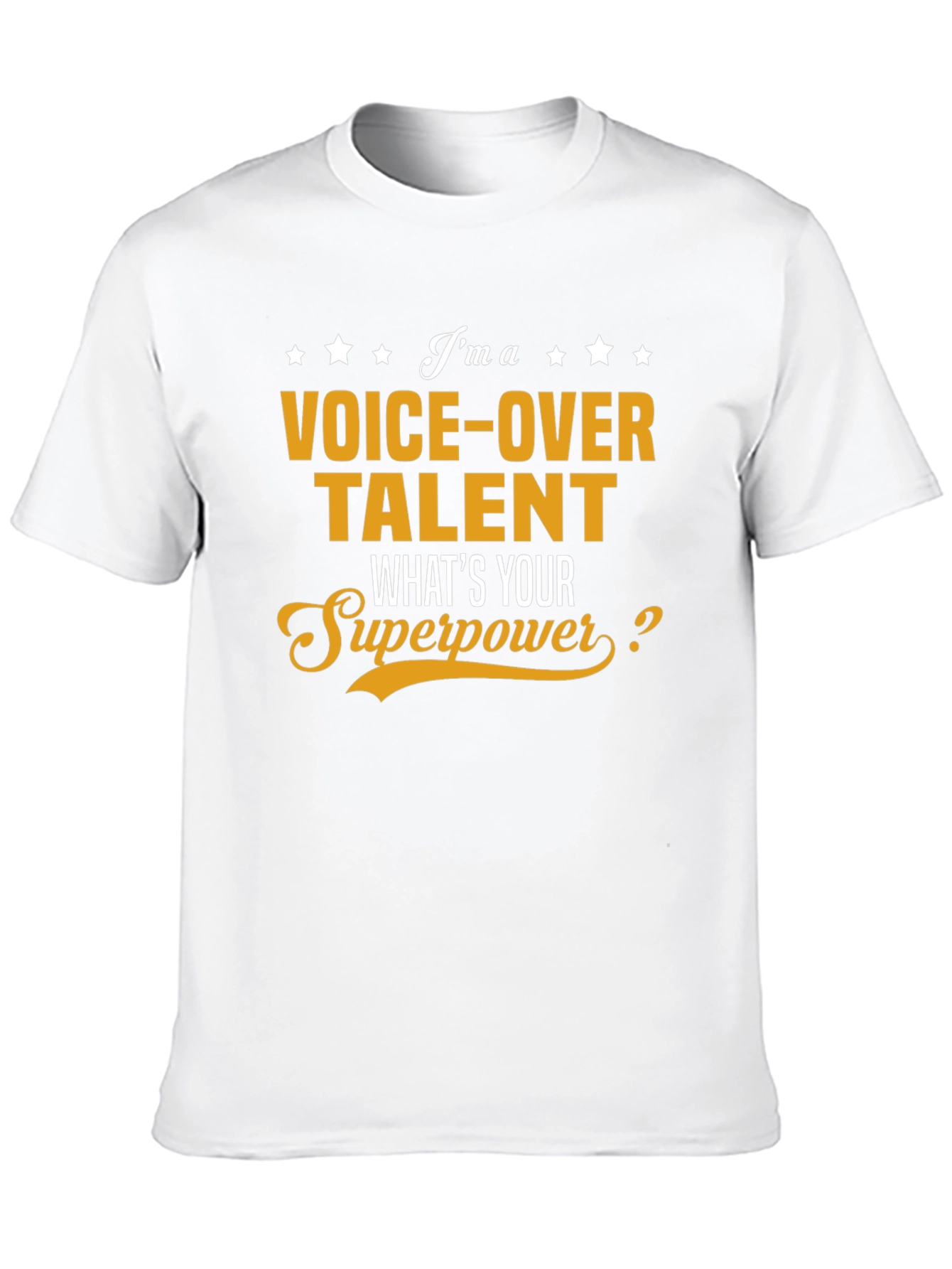 Voice-Over Talent Superpower Graphic T-Shirt
