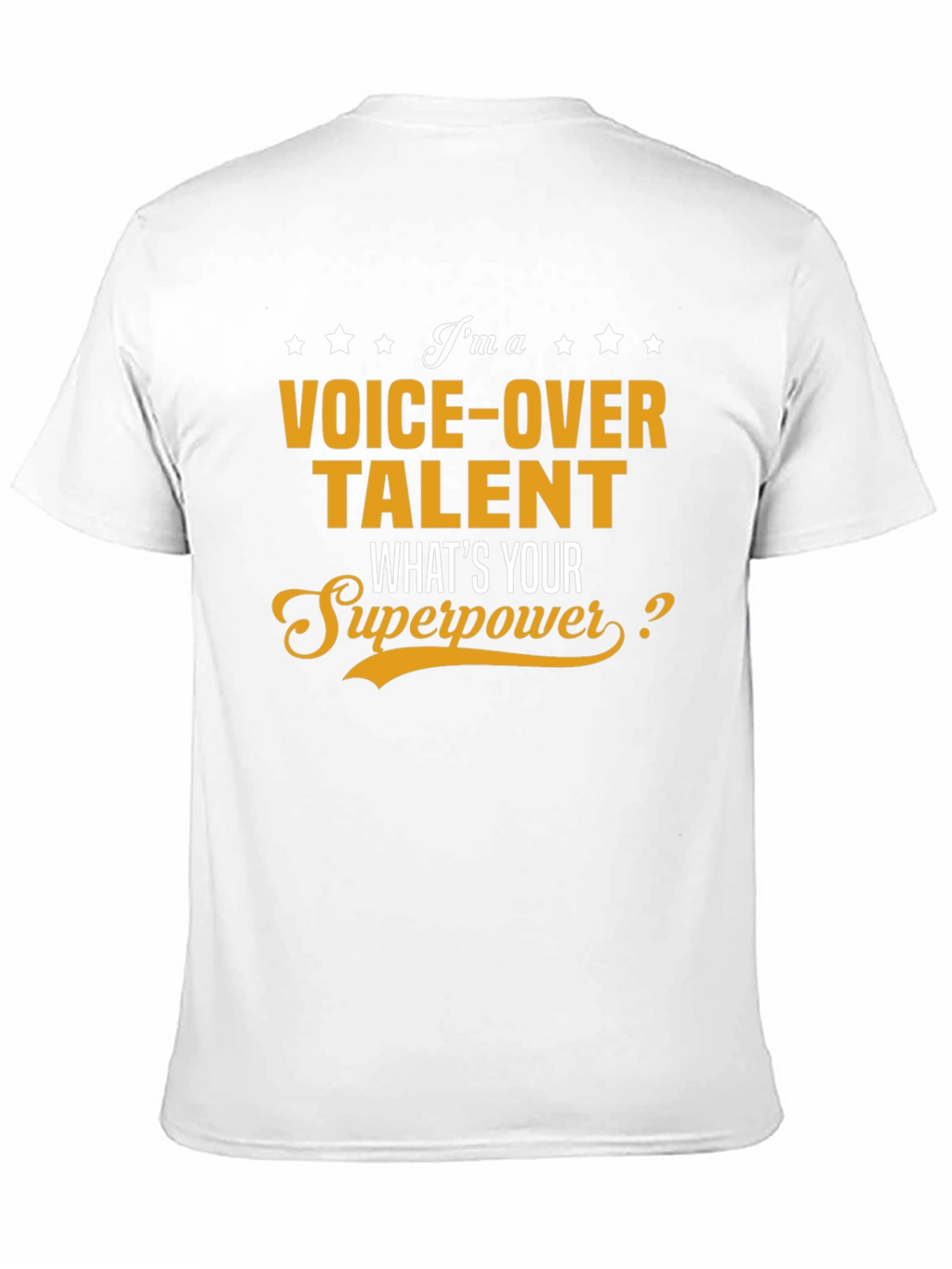 Voice-Over Talent Superpower Graphic T-Shirt
