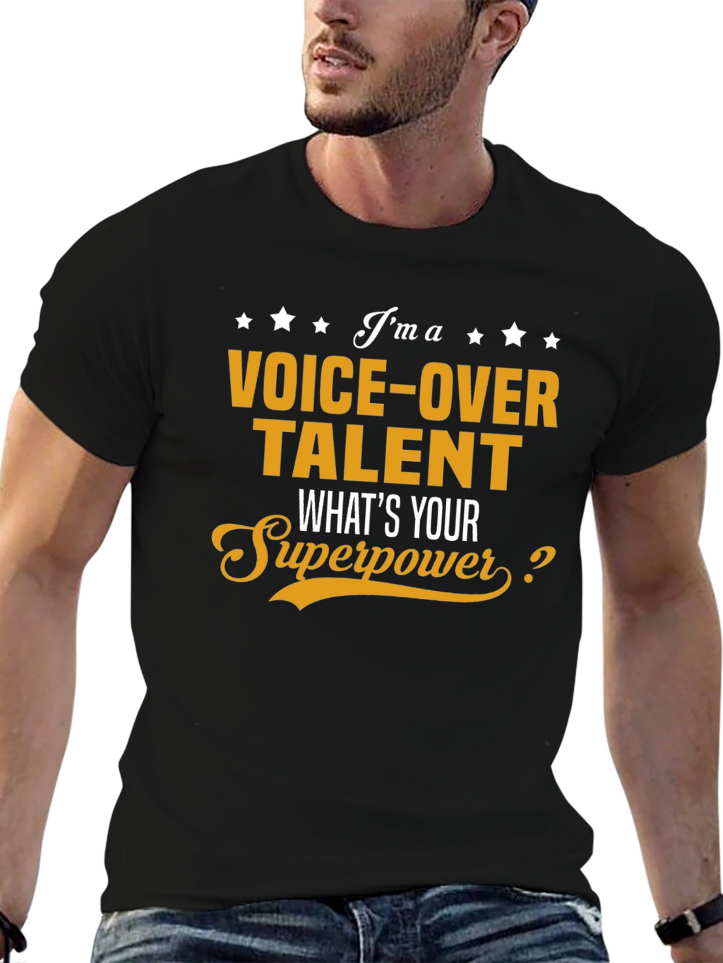 Voice-Over Talent Superpower Graphic T-Shirt