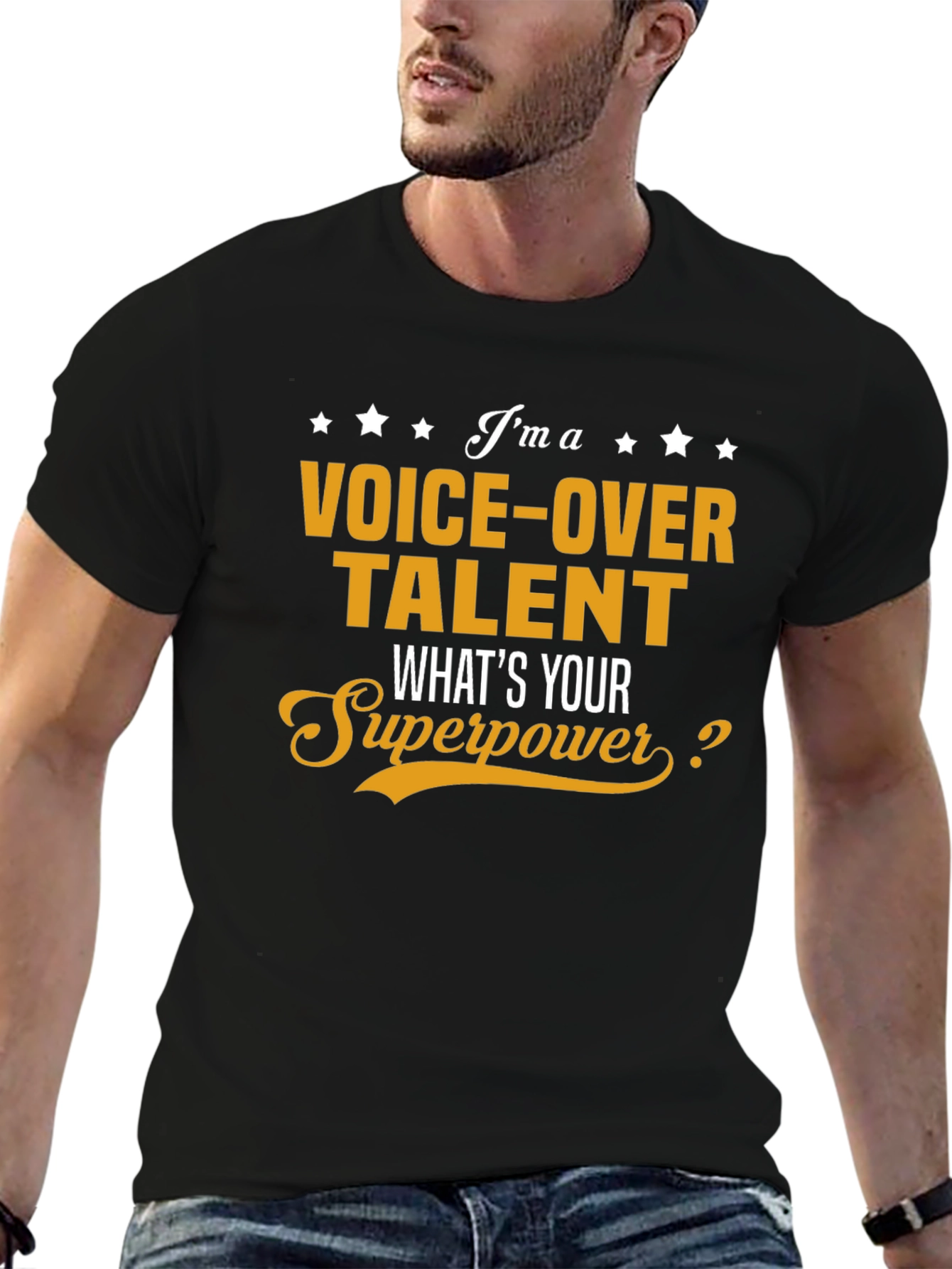 Voice-Over Talent Superpower Graphic T-Shirt