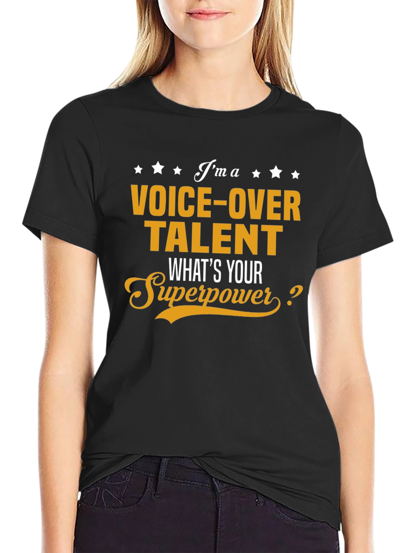 Voice-Over Talent Superpower Graphic T-Shirt