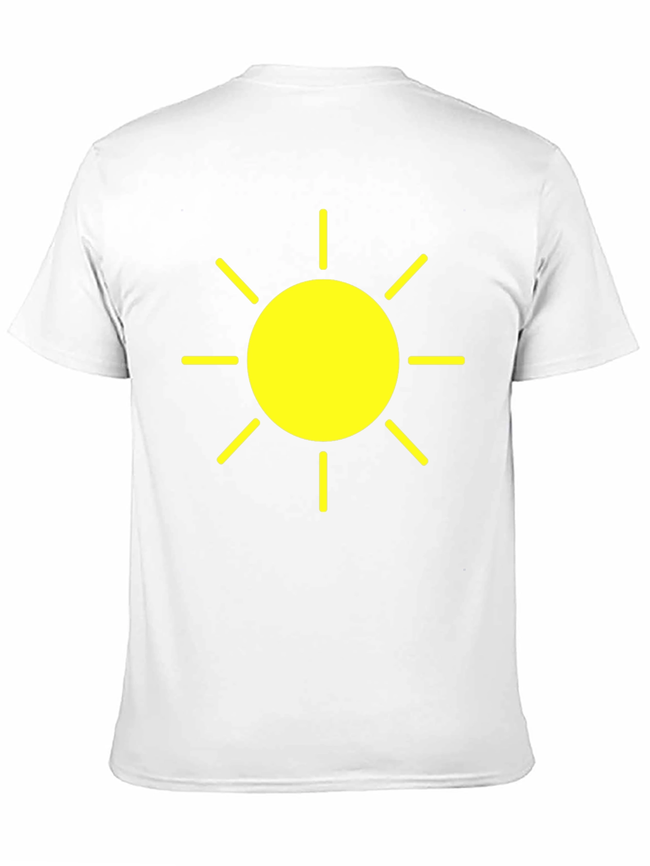 Sunny Yellow Graphic Tee - Black