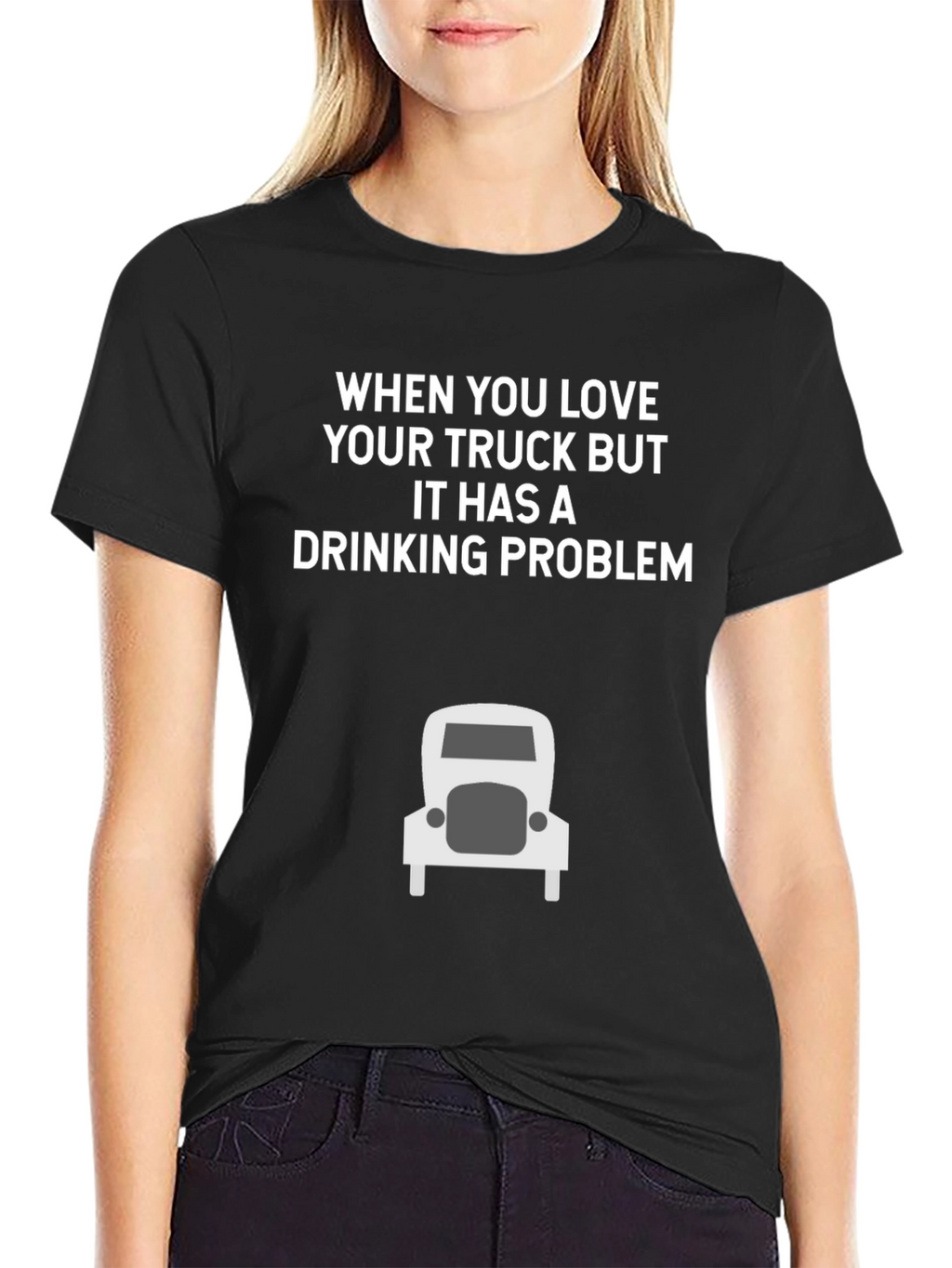 Truck Lovers Drinking Problem T-Shirt
