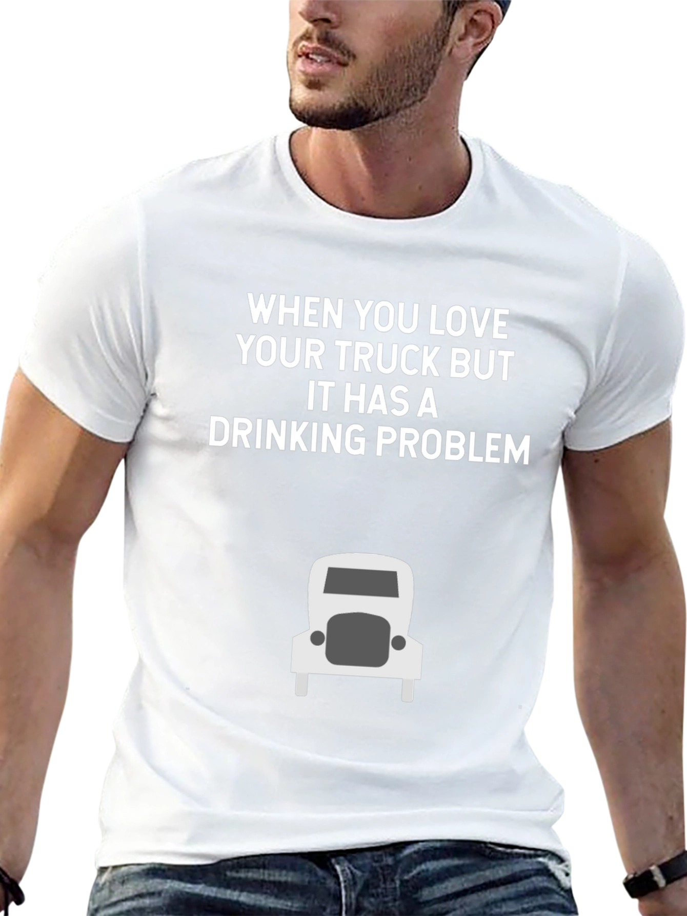 Truck Lovers Drinking Problem T-Shirt