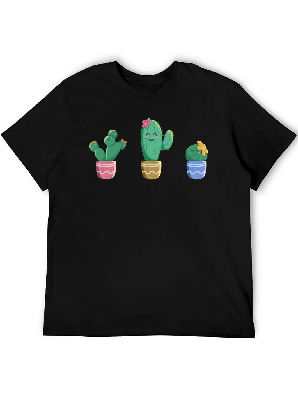 Cute Cactus Plant Graphic T-Shirt