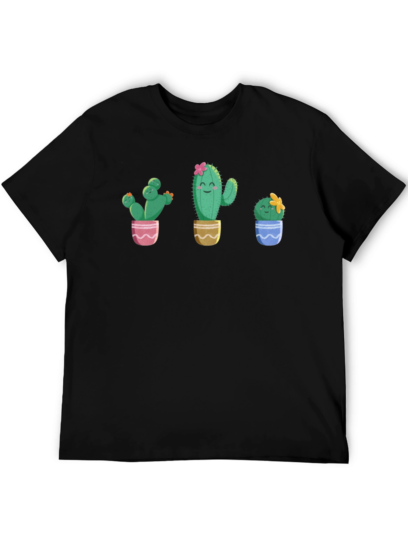 Cute Cactus Plant Graphic T-Shirt