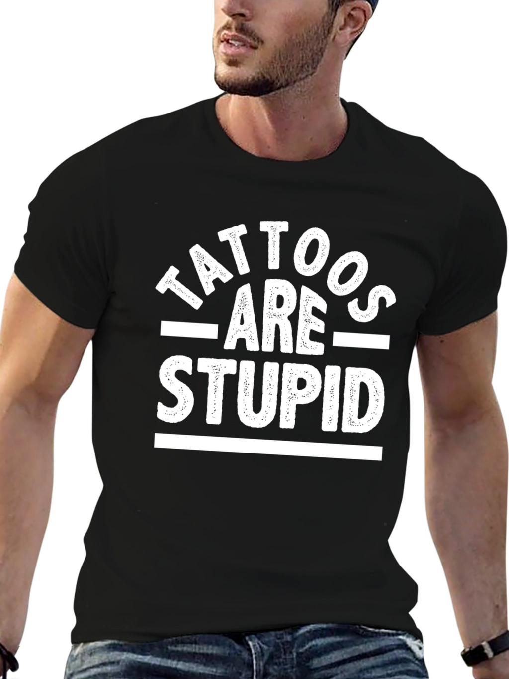 Tattoos Are Stupid Graphic T-Shirt