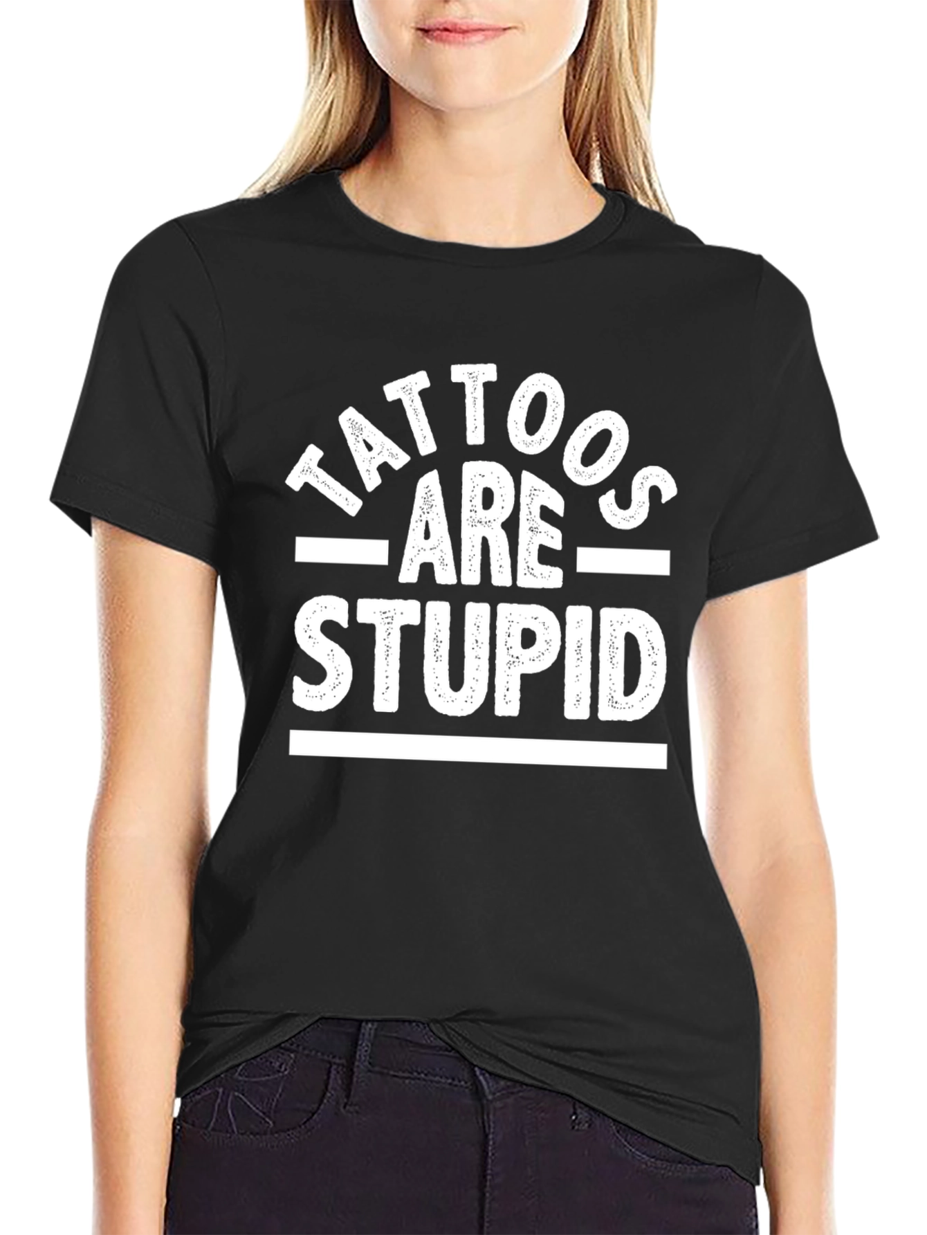 Tattoos Are Stupid Graphic T-Shirt