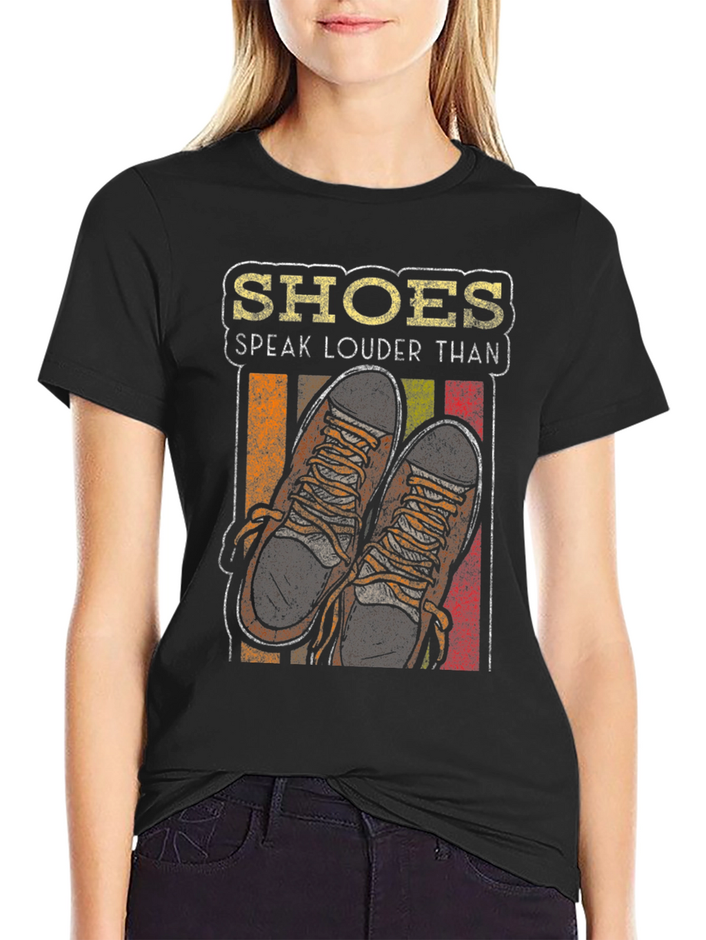Shoes Speak Louder Graphic T-Shirt