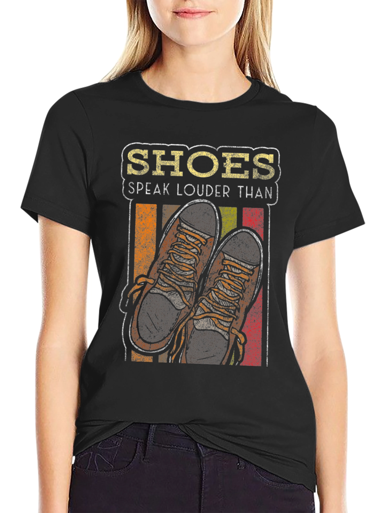 Shoes Speak Louder Graphic T-Shirt