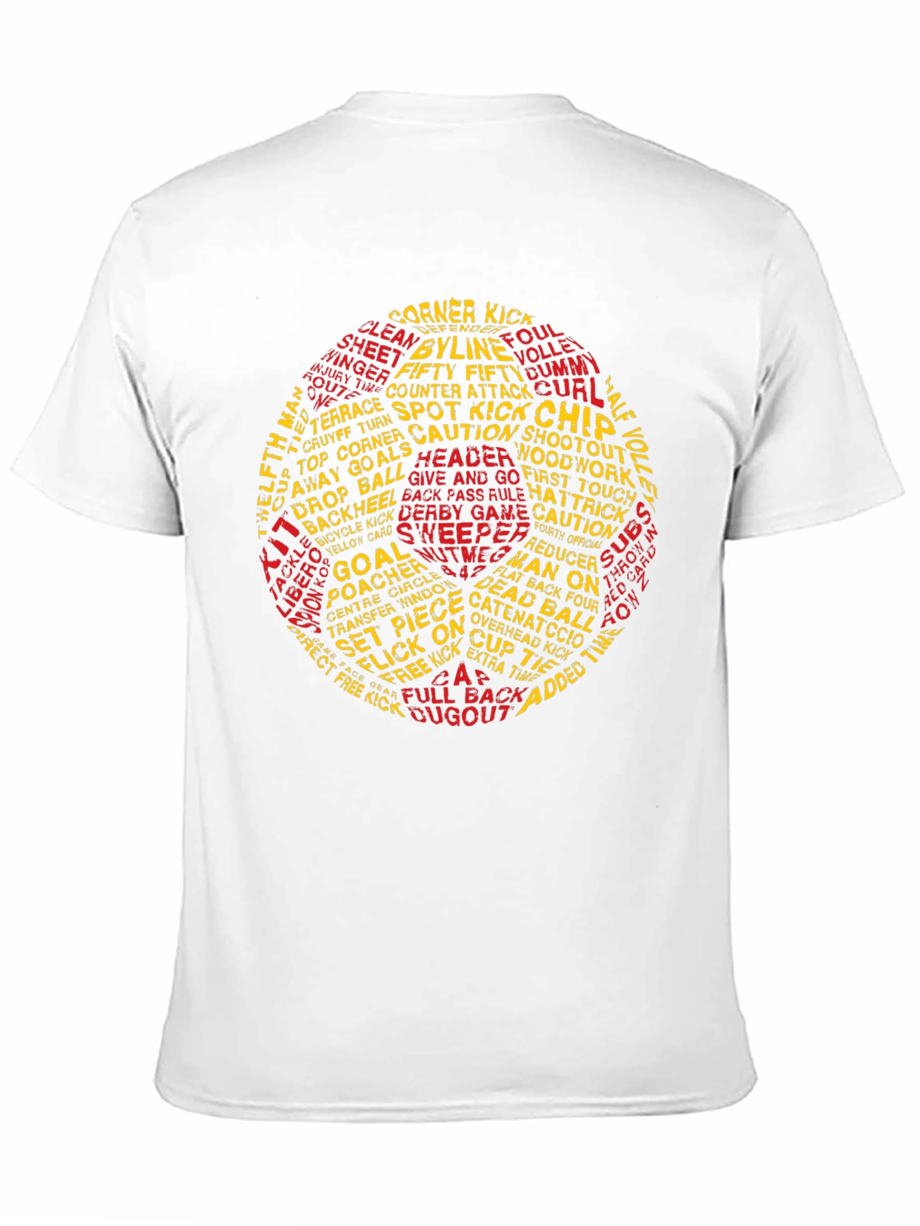 Soccer Word Art T-Shirt - Football Fan Tee