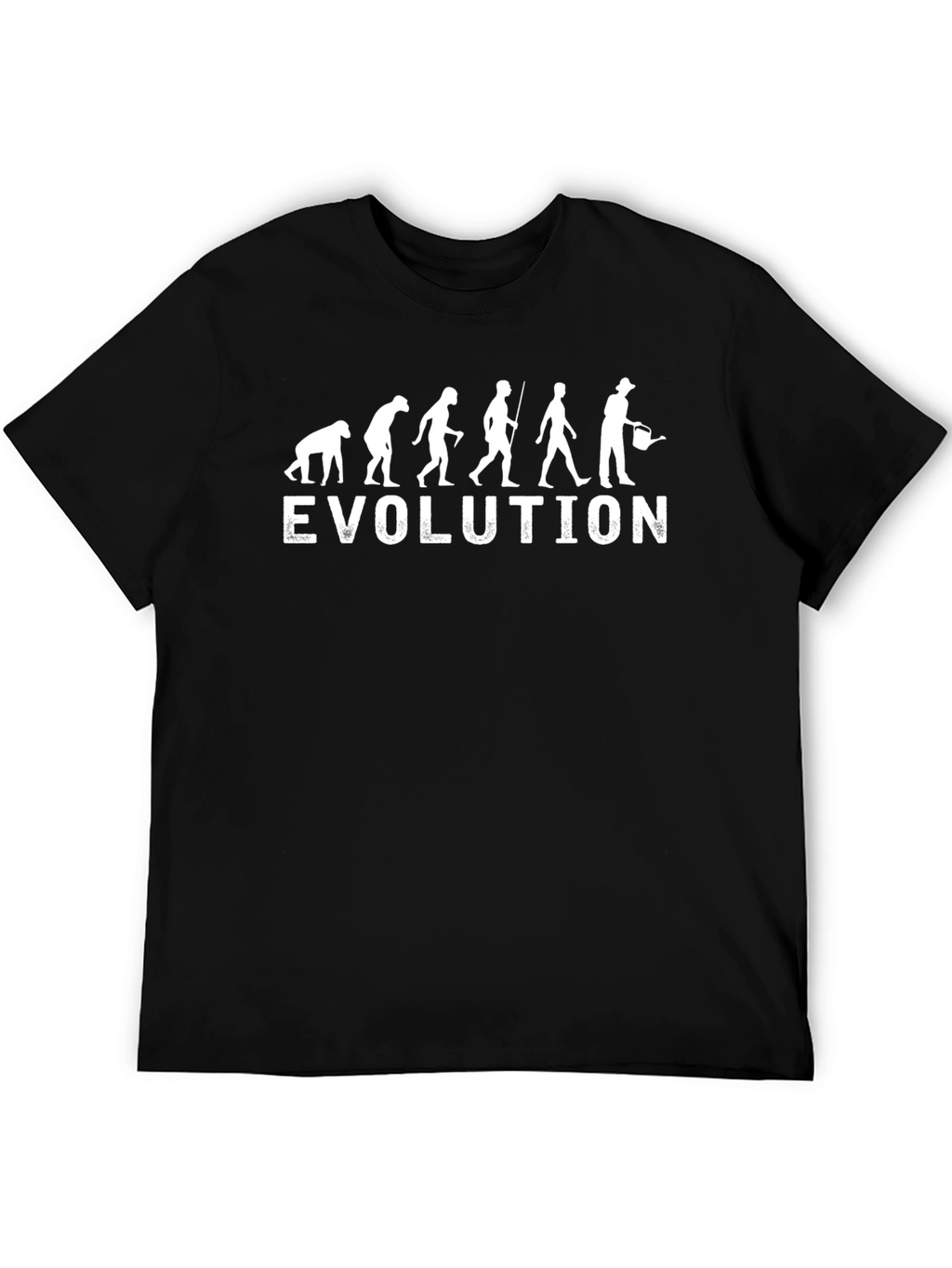 Evolution Gardener T-Shirt - Black Cotton Tee