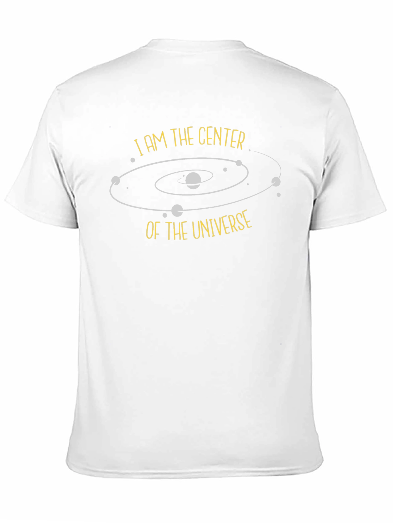 I am the Center of the Universe Black T-Shirt