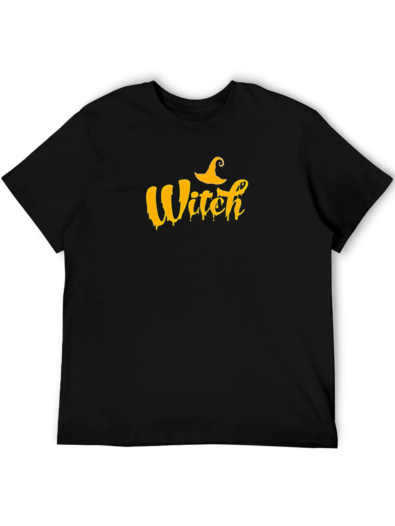 Halloween Witch T-Shirt - Black Graphic Tee