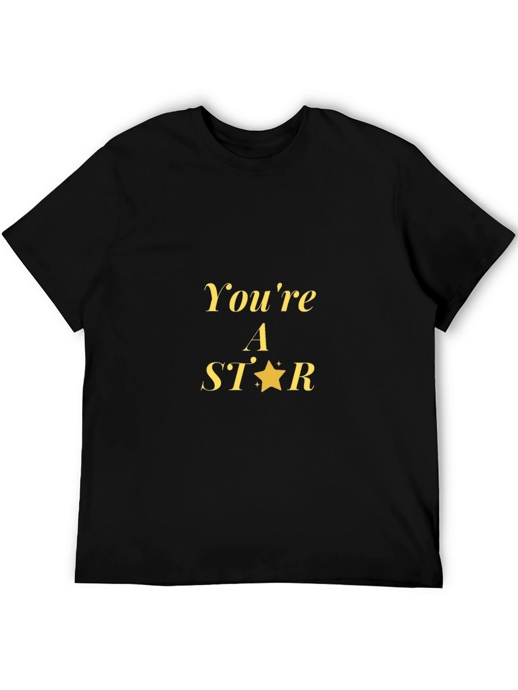 Youre A Star Graphic Tee - Black Unisex T-Shirt