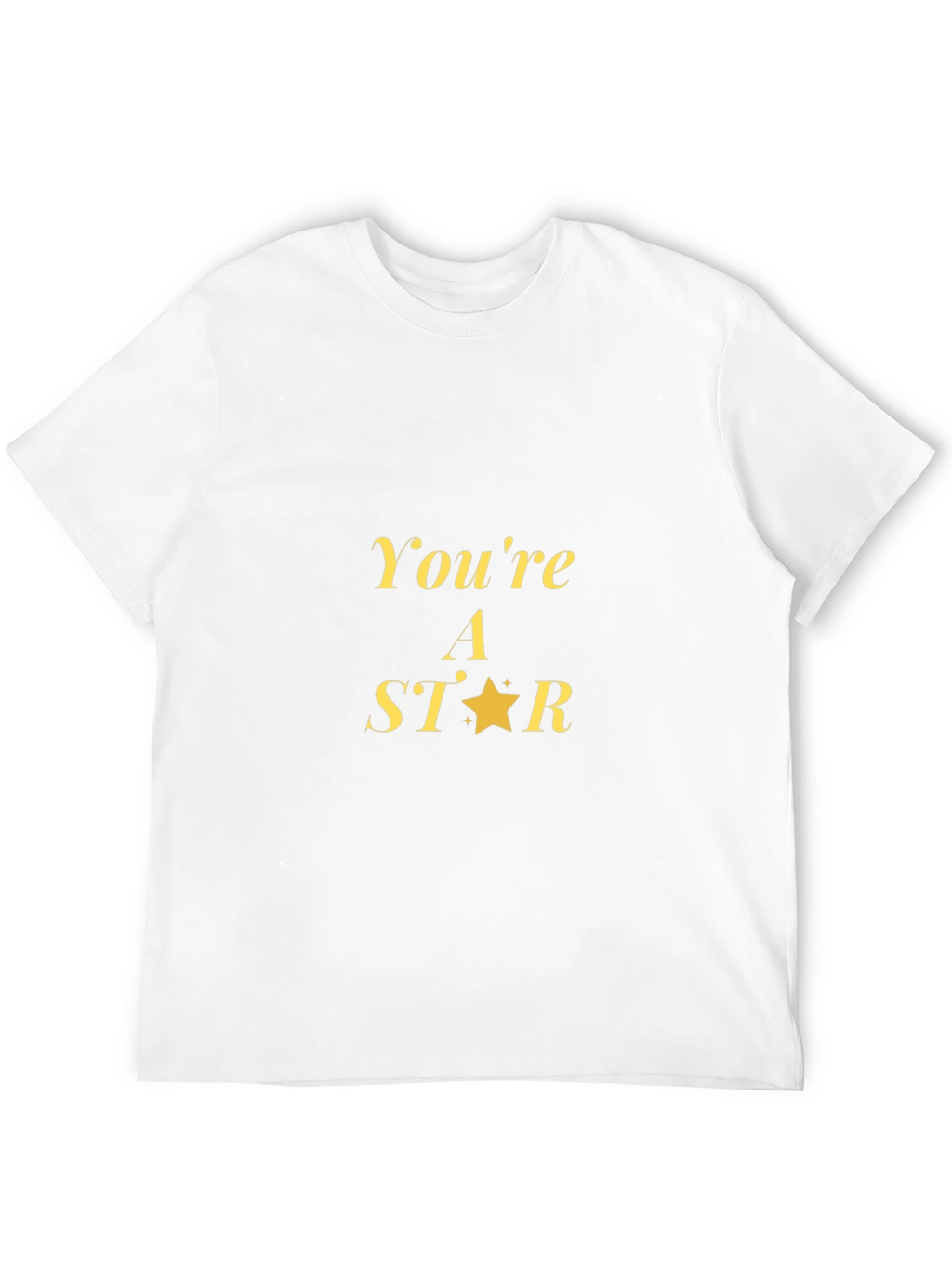 Youre A Star Graphic Tee - Black Unisex T-Shirt