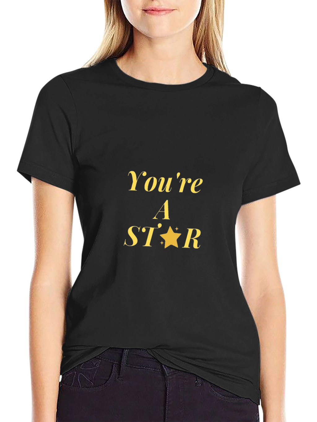 Youre A Star Graphic Tee - Black Unisex T-Shirt