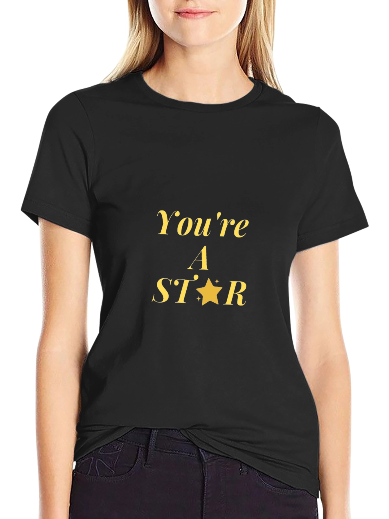 Youre A Star Graphic Tee - Black Unisex T-Shirt