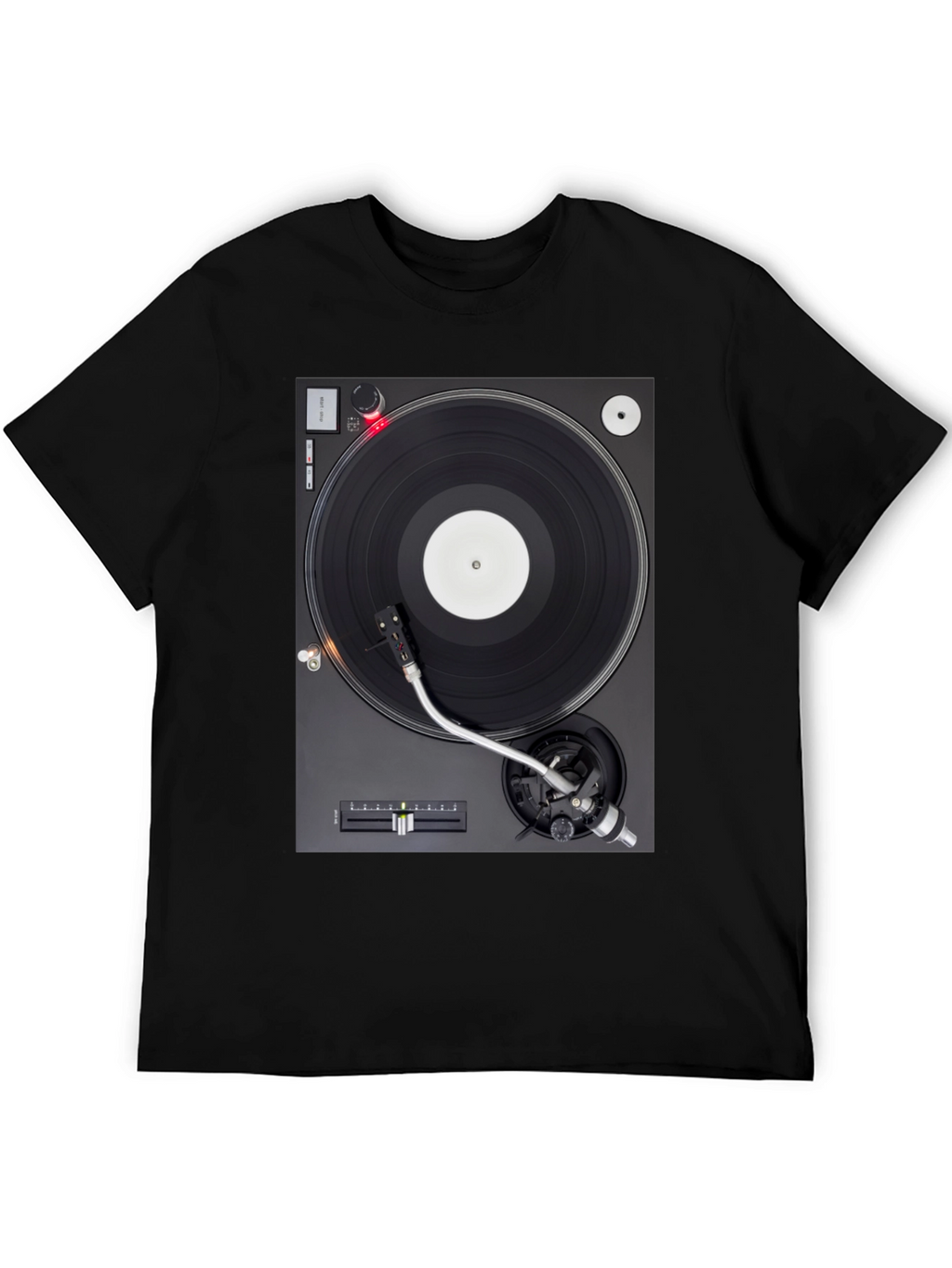 Turntable Graphic T-Shirt - DJ Music Lover Tee