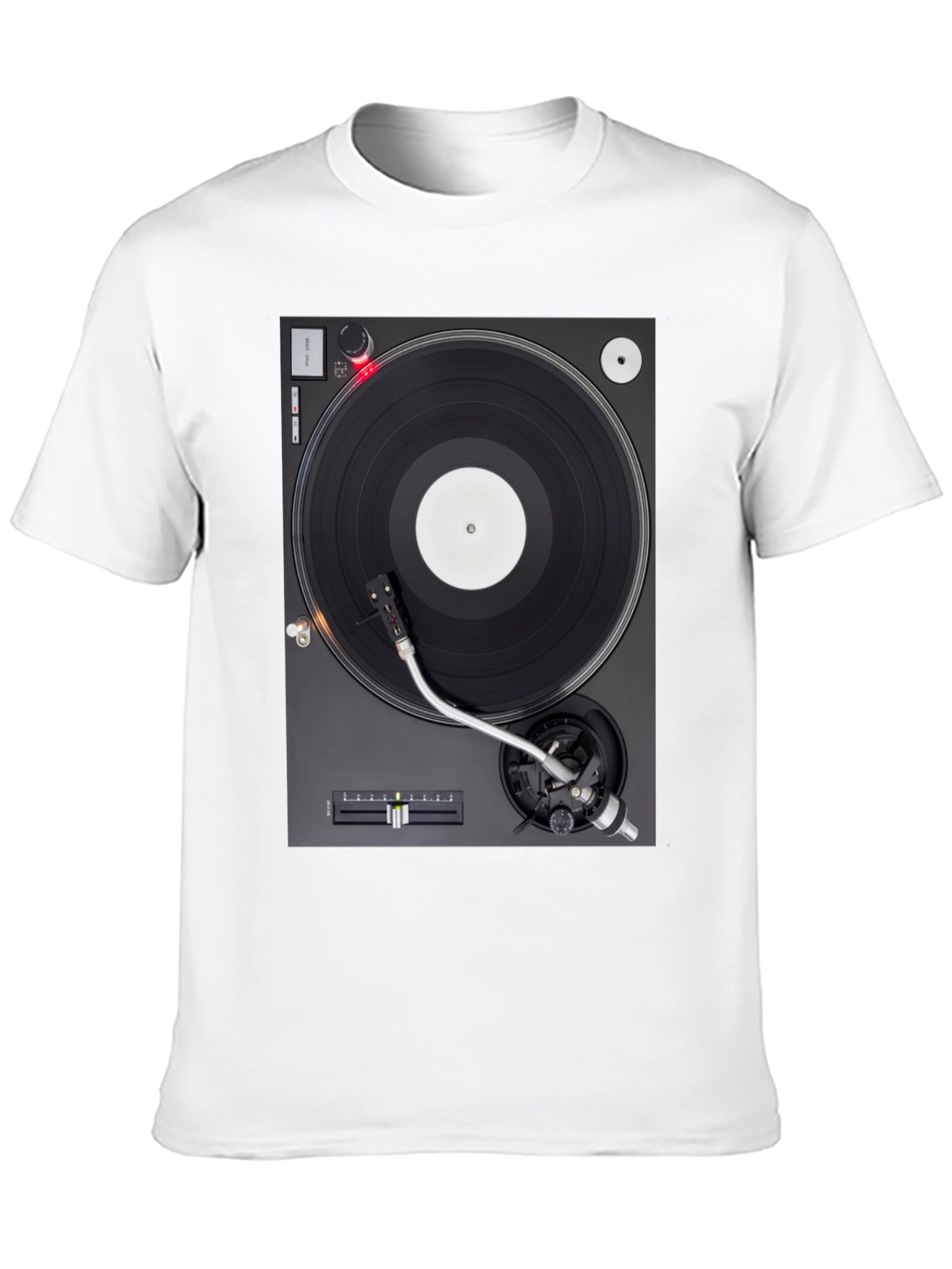 Turntable Graphic T-Shirt - DJ Music Lover Tee