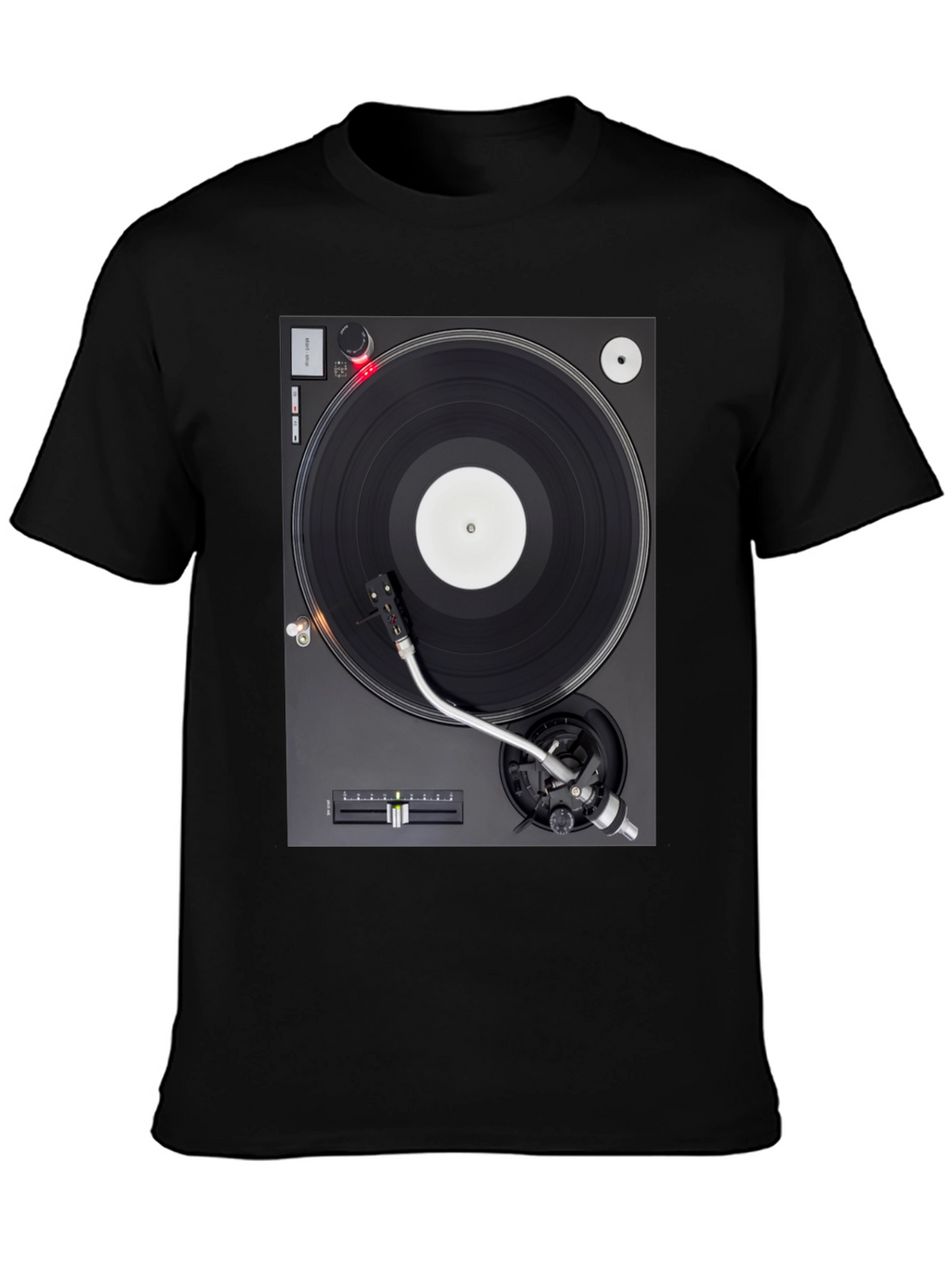 Turntable Graphic T-Shirt - DJ Music Lover Tee