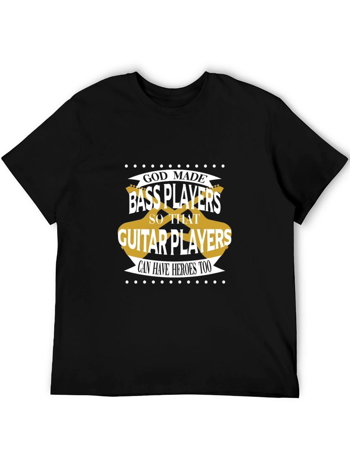 Bass Players T-Shirt: Guitar Hero Support