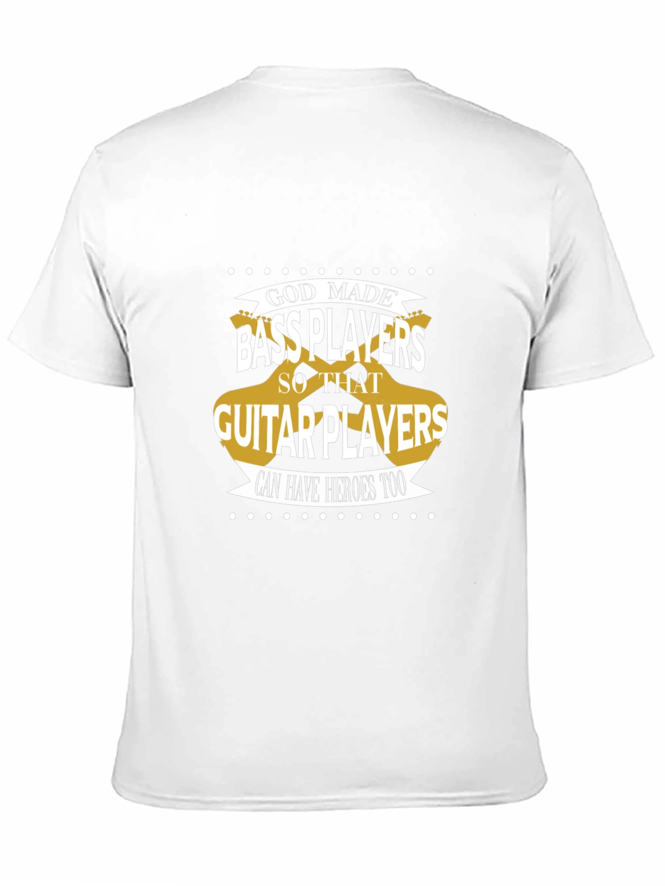 Bass Players T-Shirt: Guitar Hero Support