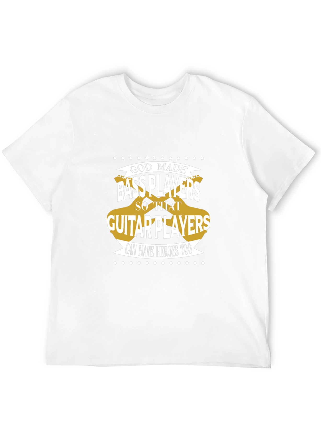 Bass Players T-Shirt: Guitar Hero Support