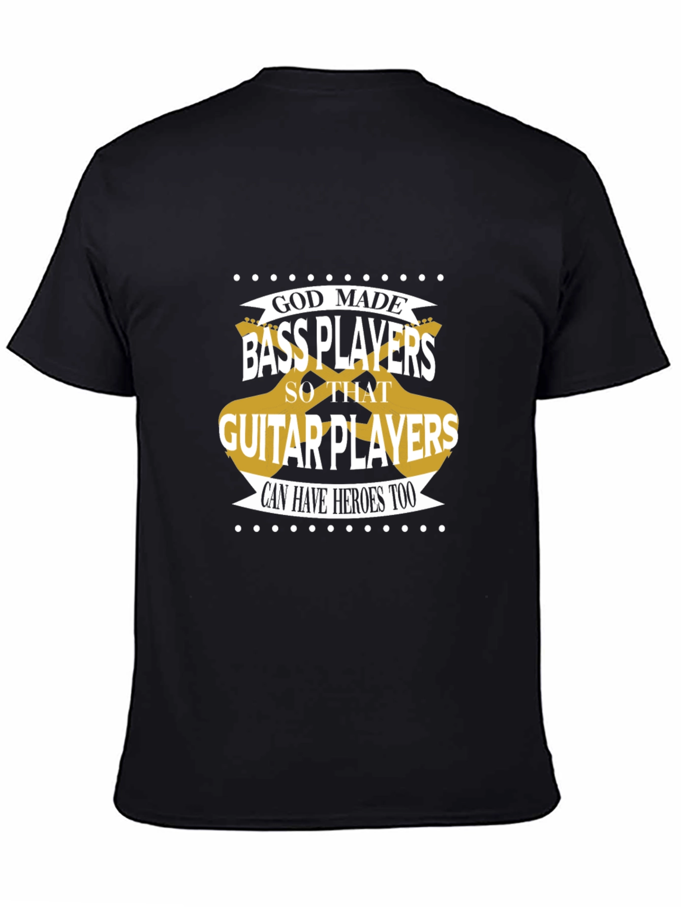 Bass Players T-Shirt: Guitar Hero Support